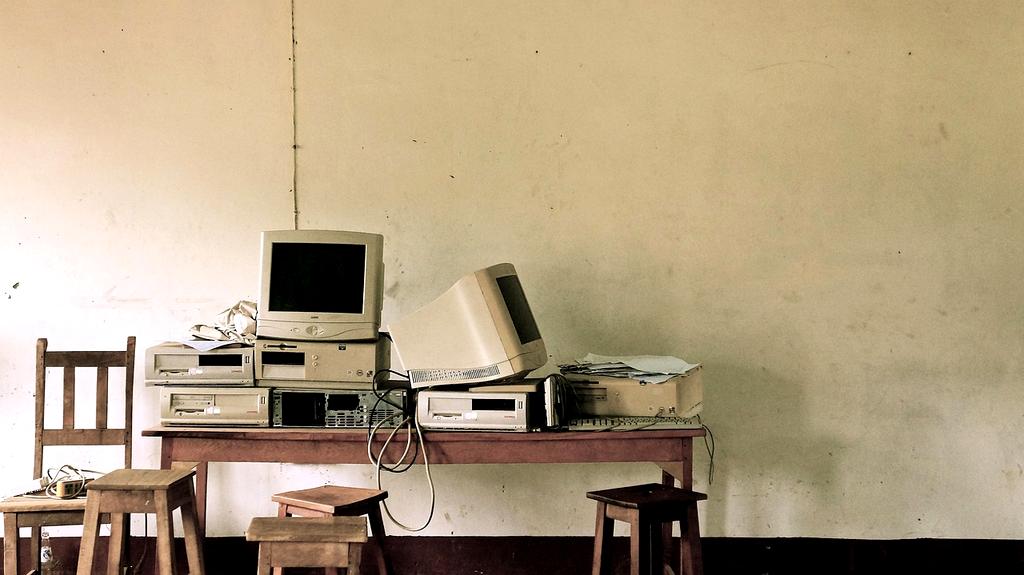 Open book with technology diagrams